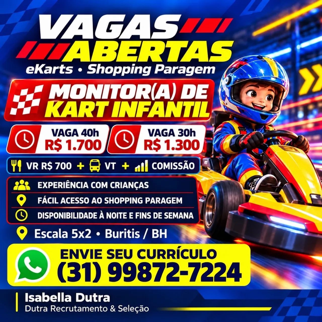 Oportunidade de emprego 