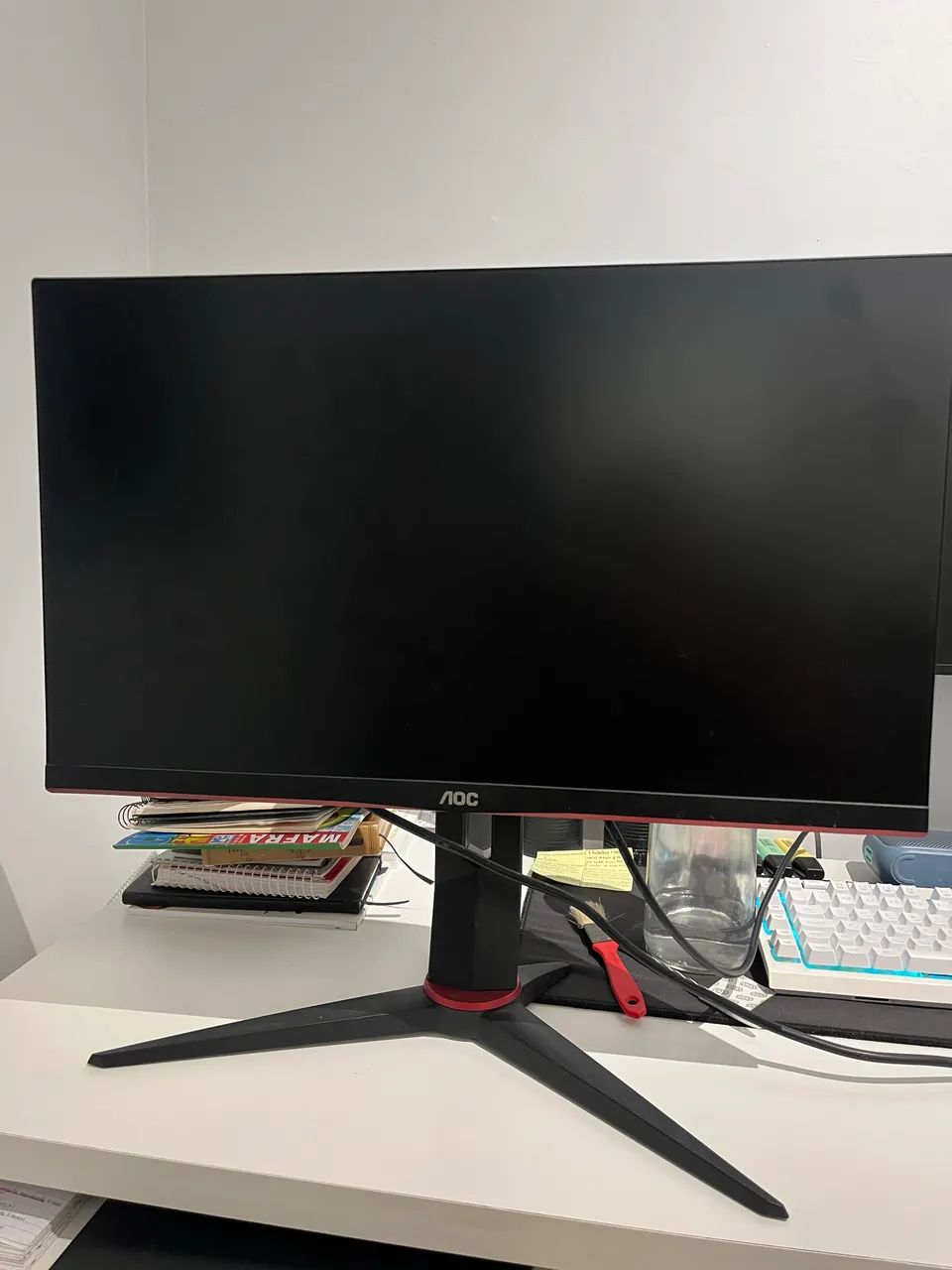 Monitor AOC hero 144hz 1ms com defeito - Foto 2