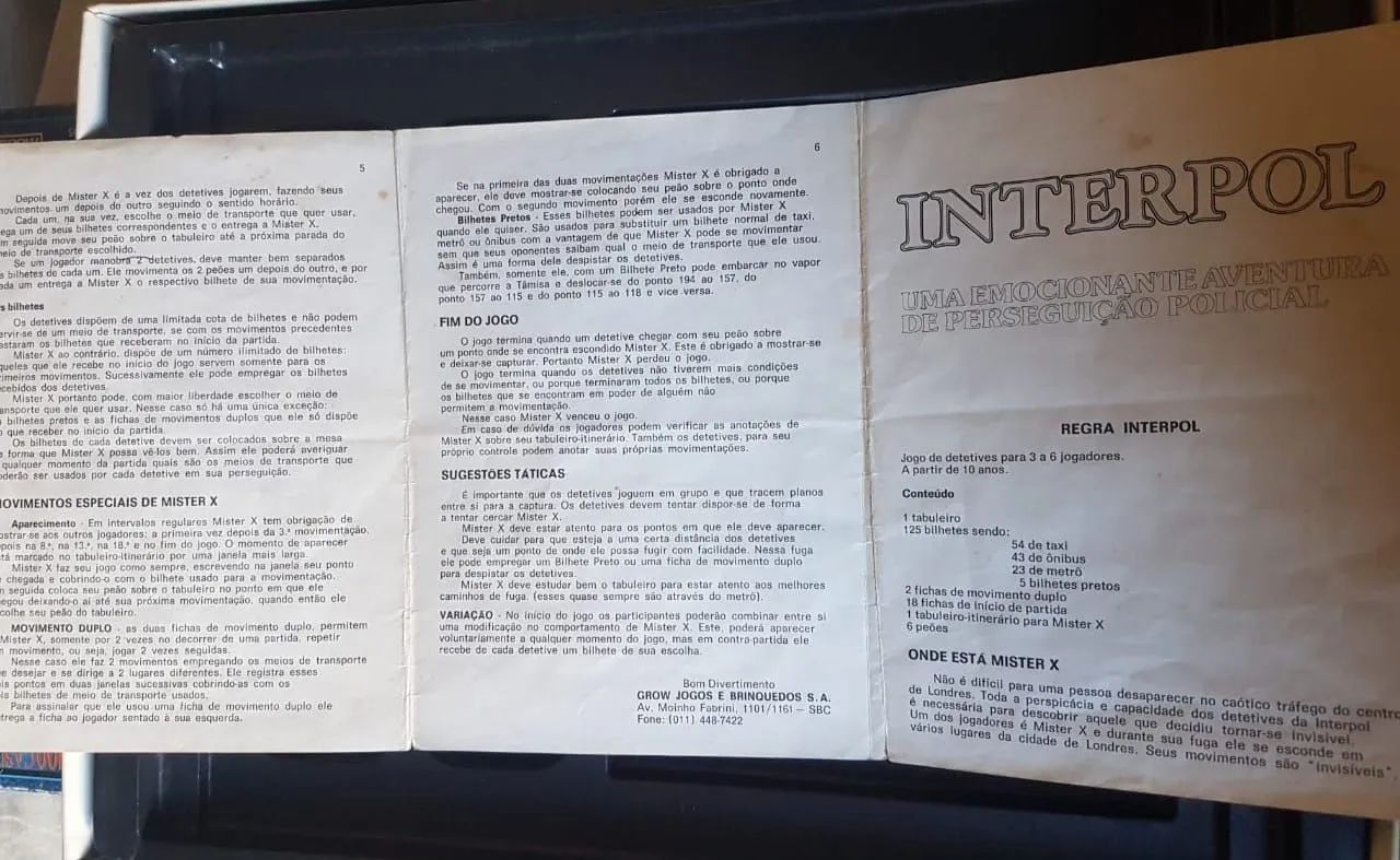 Jogo Interpol raro - Foto 2