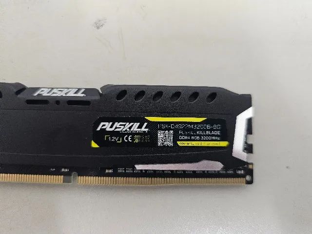 Memória Ram Desktop PUSKILL Killblade DDR4 8GB 3200mhz - Foto 2