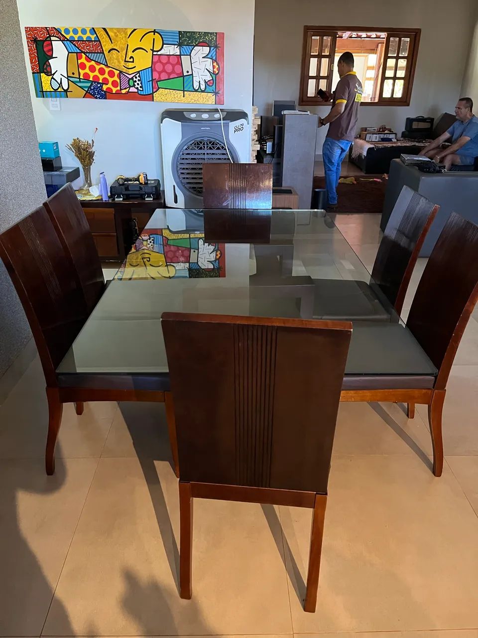 MESA DE VIDRO COZINHA - Foto 2