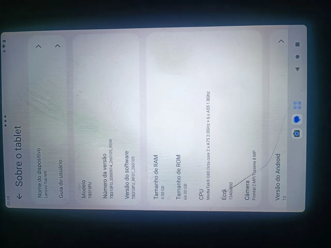 Tablet Lenovo M9 64gb 4gb Ram - Foto 5