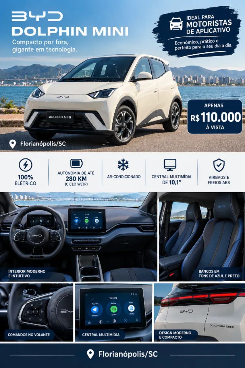 BYD Dolphin Mini (Elétrico) 2026 - Foto 3