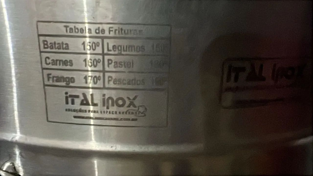 Fritadeira/tacho a gás em inox.  - Foto 3