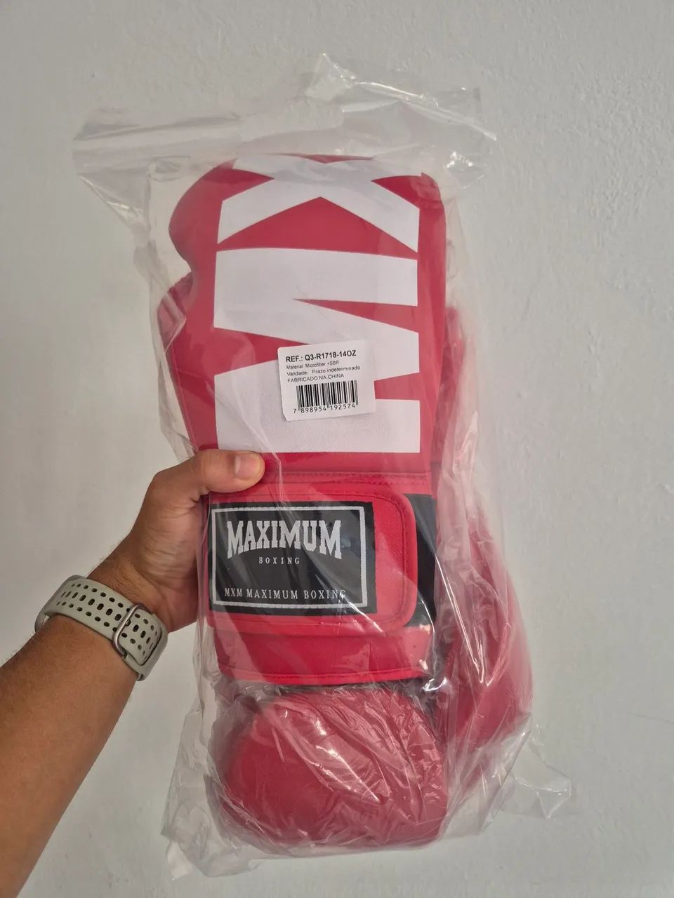 Luvas de Boxe e Muai Thay Maximum Vermelho  - Foto 2