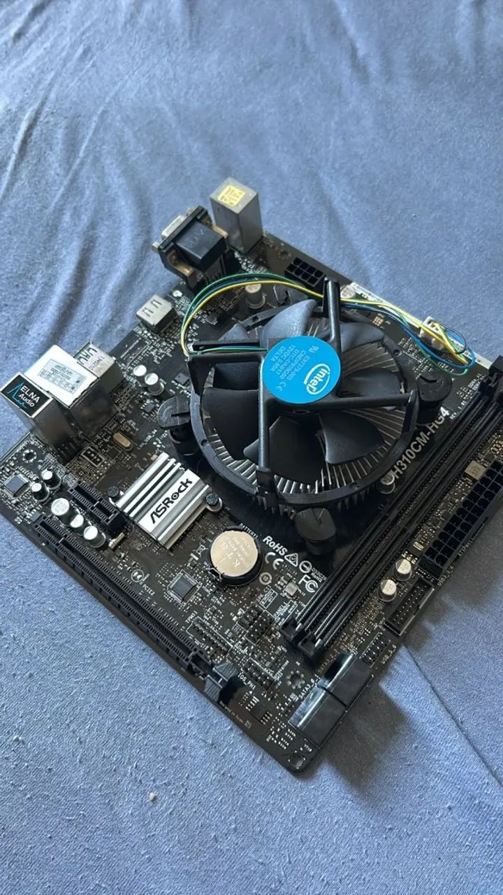Kit Intel Core i3-9100F + ASRock H310 - Foto 3