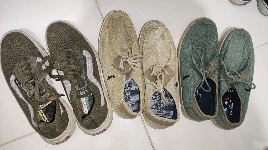 CONJUNTO DE 3 TENIS: RESERVA E VANS