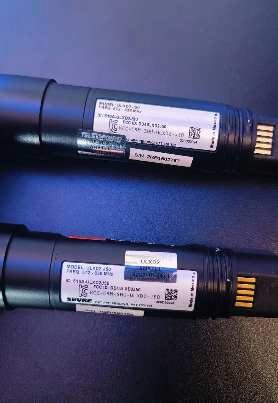 2 Microfones Sem Fio ULXD2 J50  - Foto 2