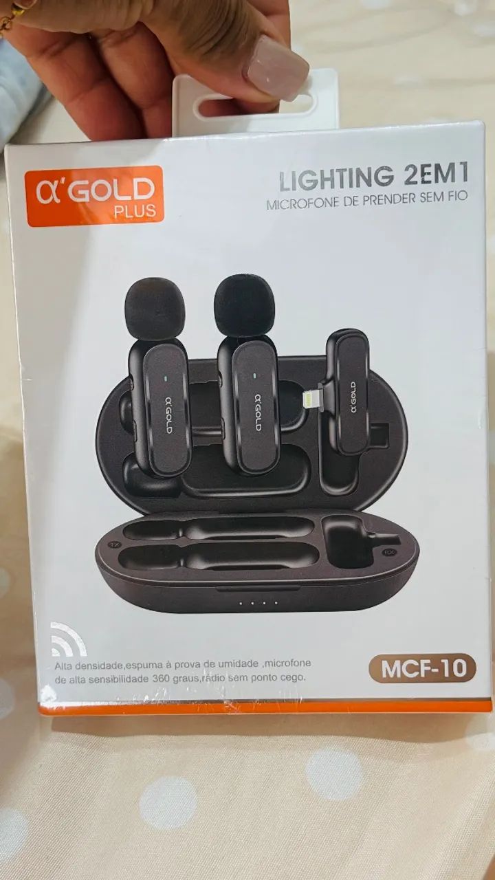 Microfone sem fio para celular