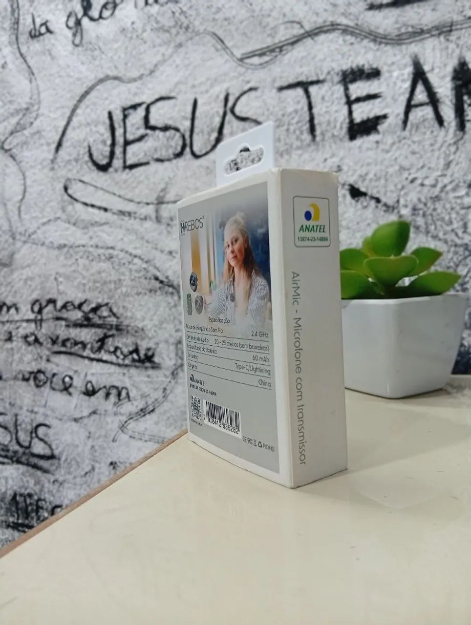 MICROFONE PROFISSIONAL DE LAPELA PARA GRAVAÇÃO - NOVO  - Foto 4