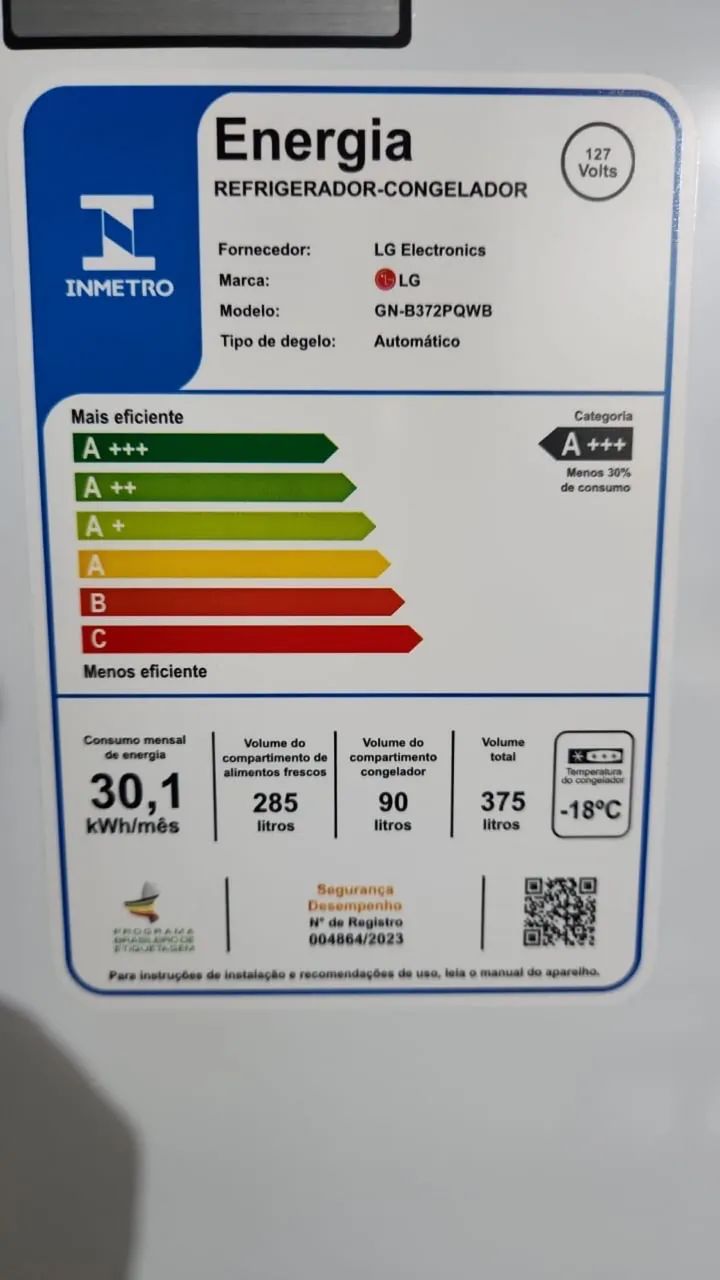 Geladeira Nova 375L - 127v- nunca usada - Foto 5