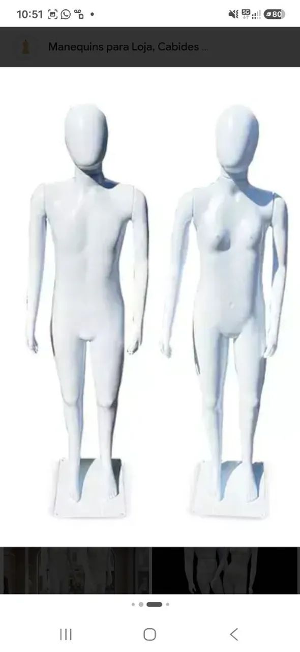 Casal de manequim