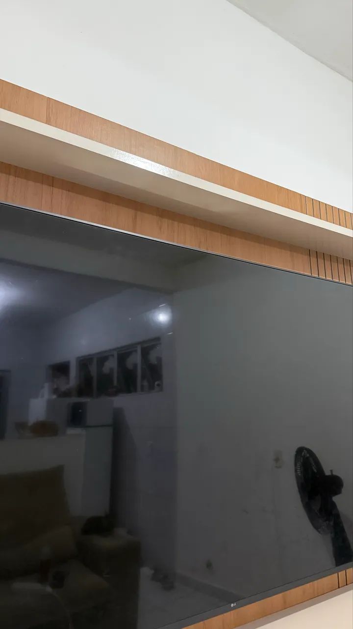 Painel de TV off white  - Foto 3