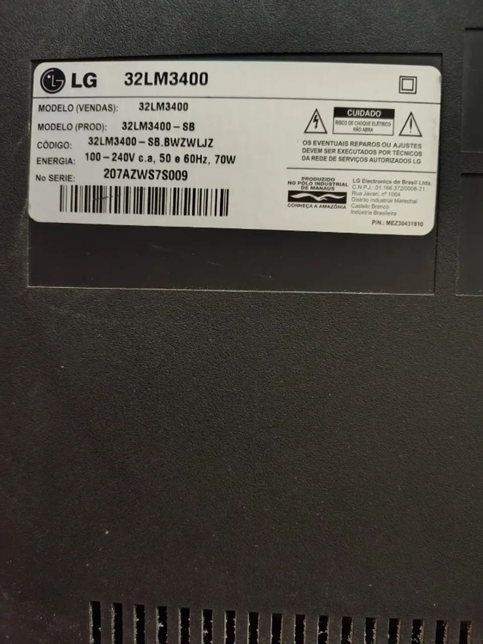 TV LG 32 polegadas LED - não smart - Faço entrega na RMR - Foto 4