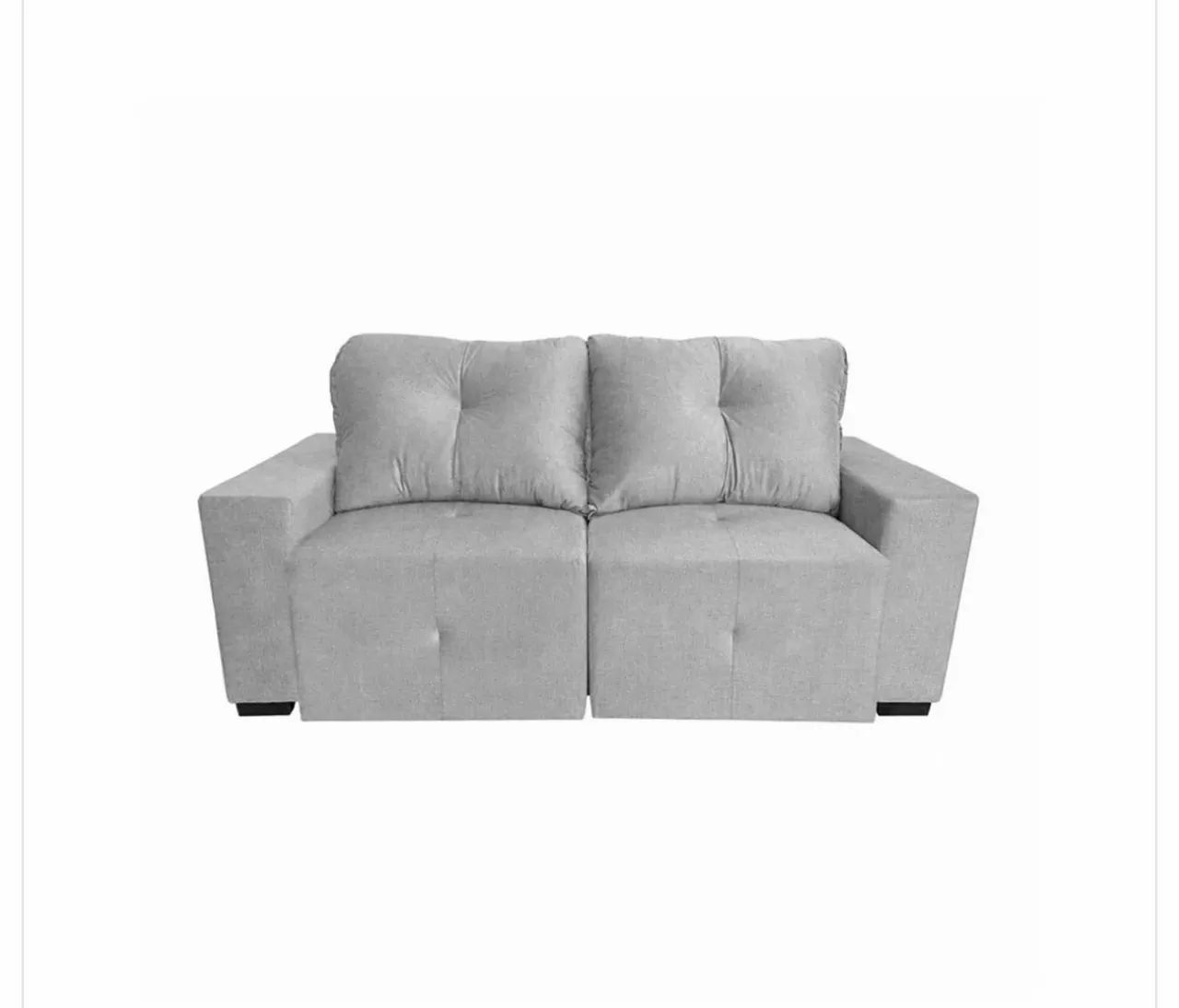 Sofá retrátil 3 lugares novo lacrado oferta passe as fotos  - Foto 4