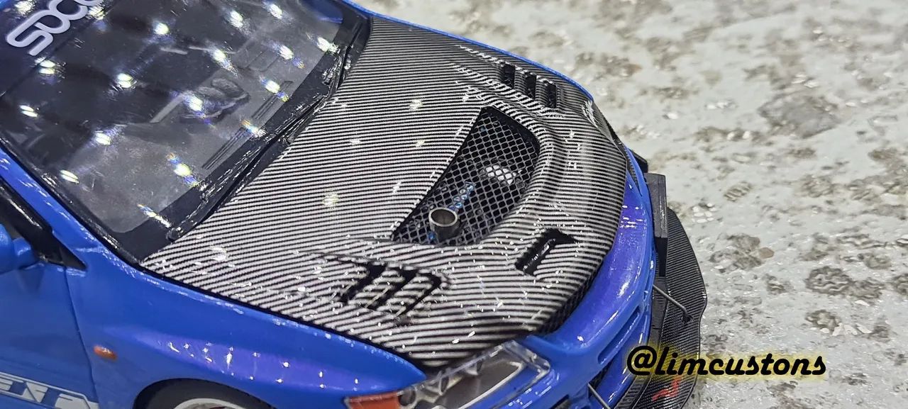 Mitsubishi evo Drift Miniatura 1:24 Alloy Models  - Foto 4