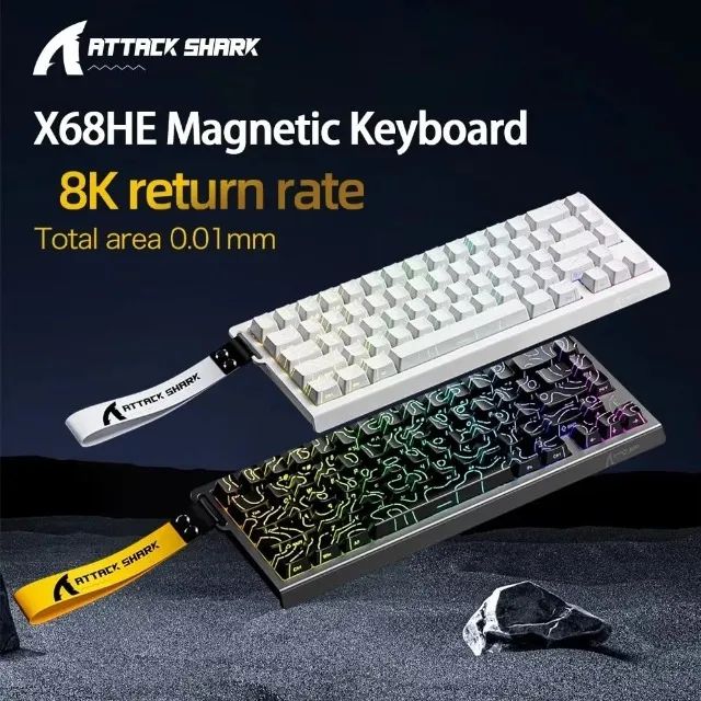 Teclado Attack Shark X68 Pro HE NOVO - Foto 4