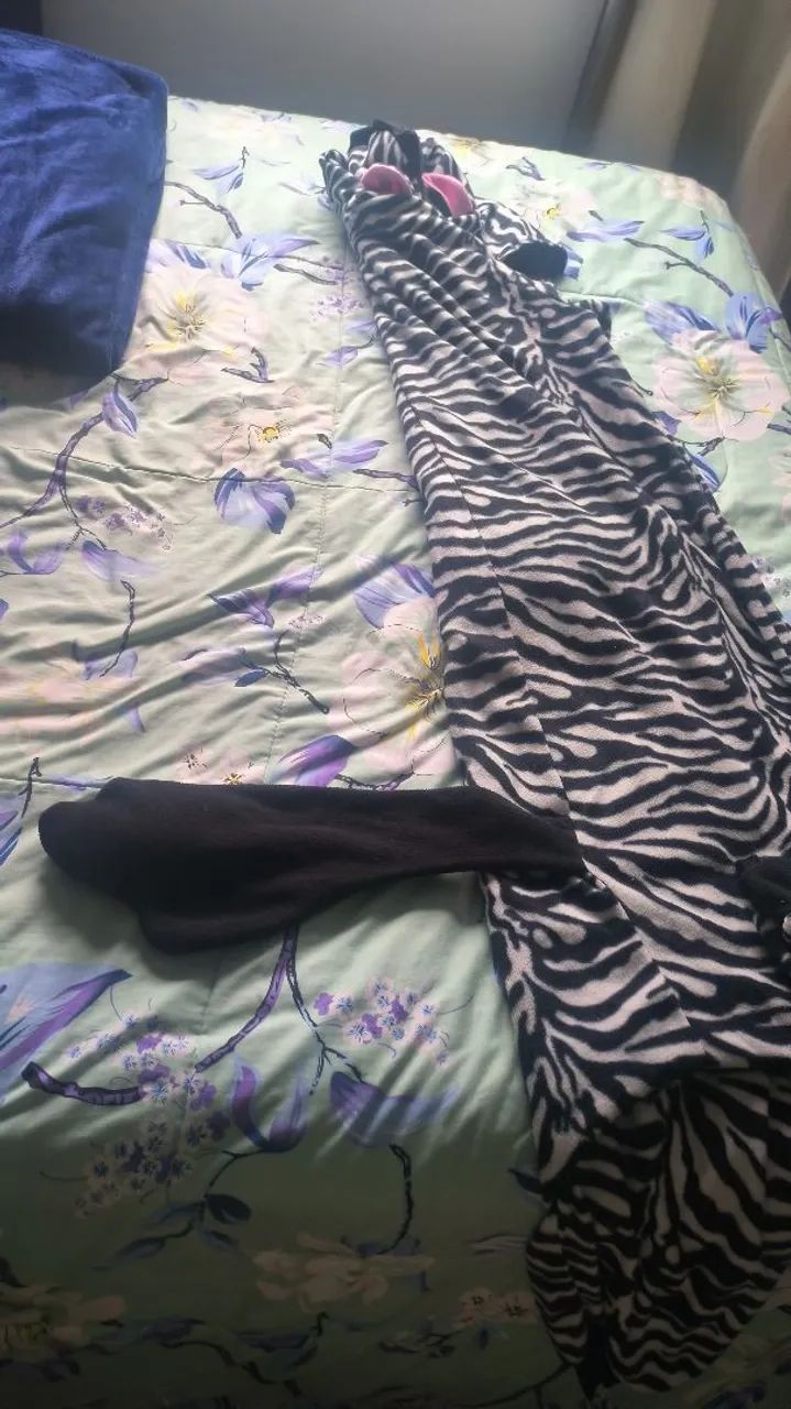 Pijama macacão de zebra - Foto 2