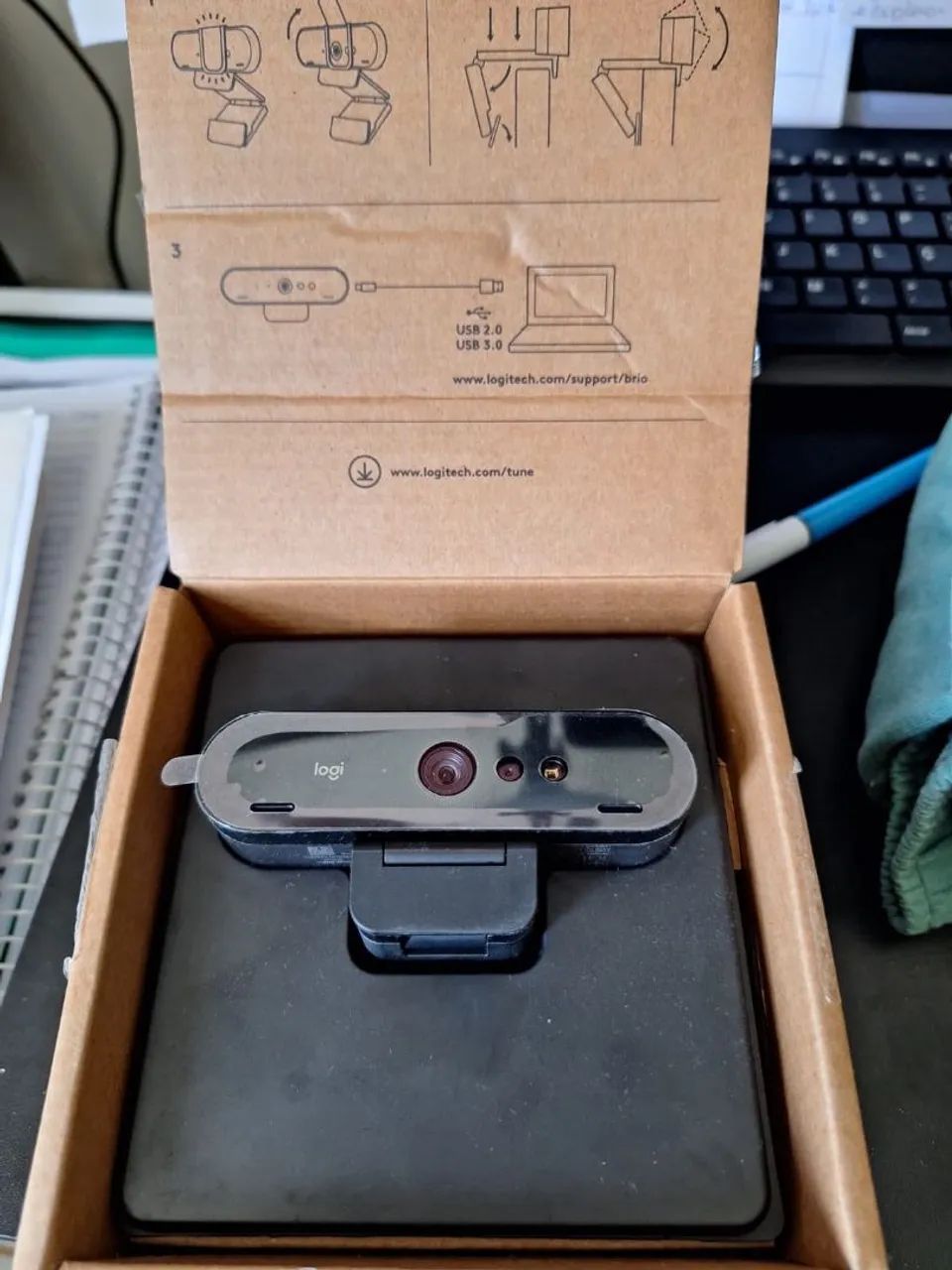 Webcam Logitech Brio Pro 4K 