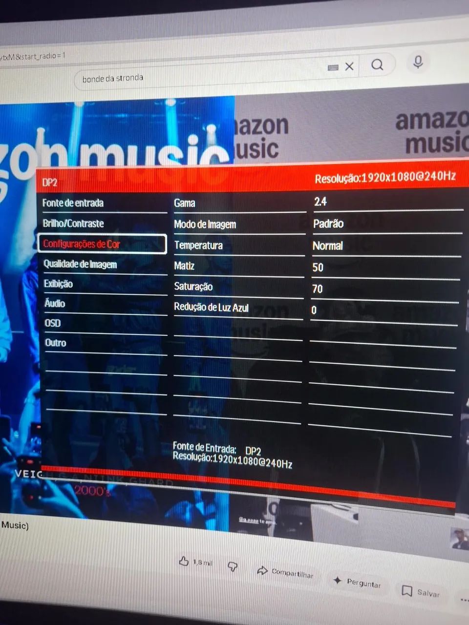 Monitor 240 hz de 27 polegadas  - Foto 4