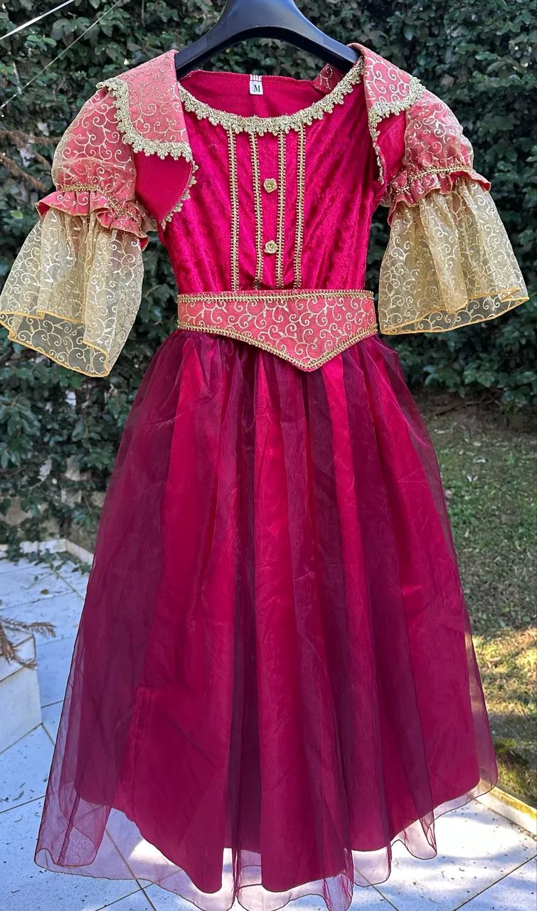 Fantasia Princesas usada TAM 10