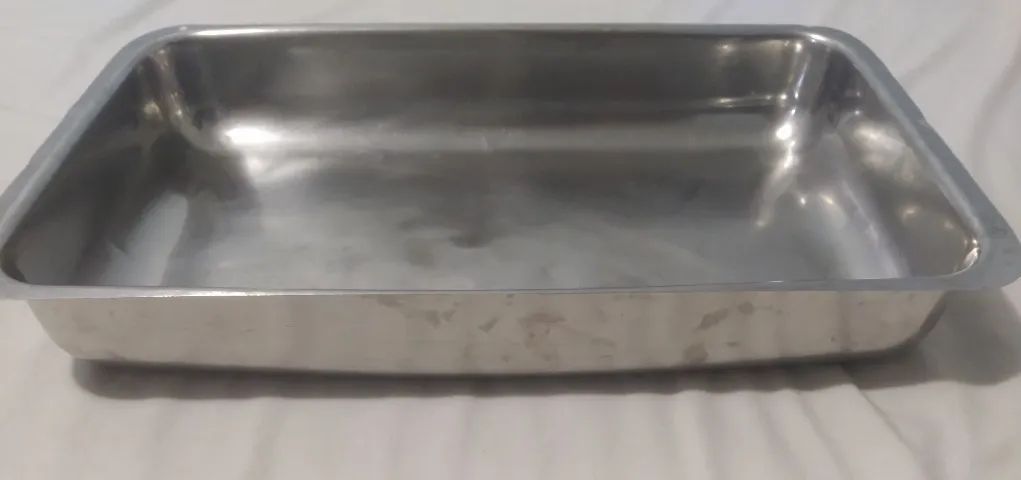 Assadeira Retangular de Alumínio e Cuba Inox - Foto 3