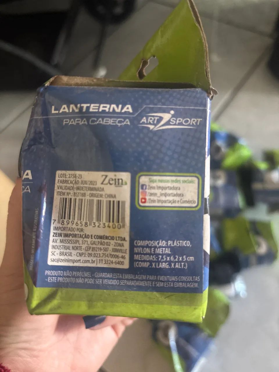 Lanterna para cabeça  - Foto 3