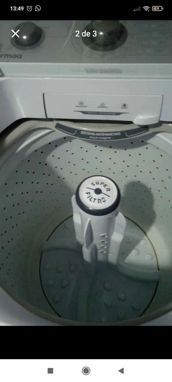 Vendo lavadore de roupas (com  defeito), Colormaq 15k 300 reais, - Foto 2