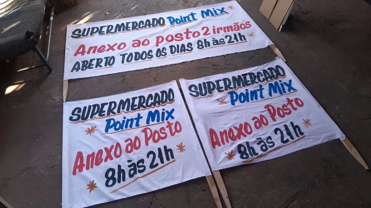FAIXAS TECIDO BRANCO PERSONALIZADO - Foto 4