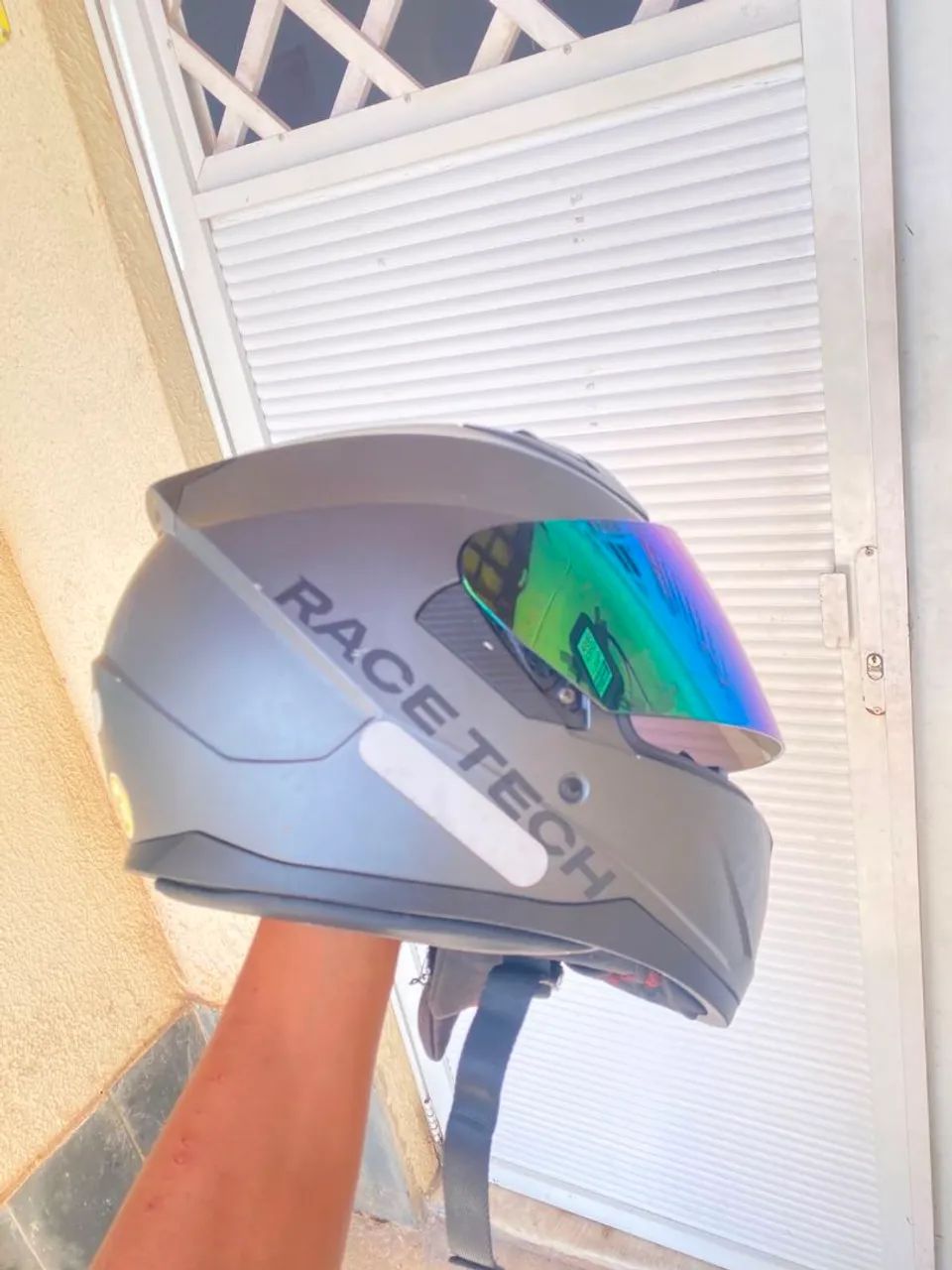 Capacete Race Tech com intercomunicador  - Foto 5