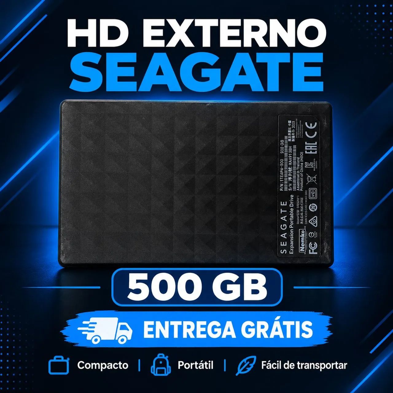 HD EXTERNO SEAGATE 500GB
