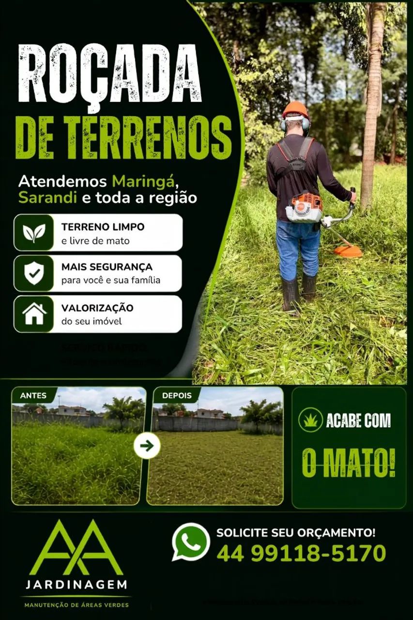 ROÇADA DE TERRENOS | MARINGÁ, SARANDI E REGIÃO