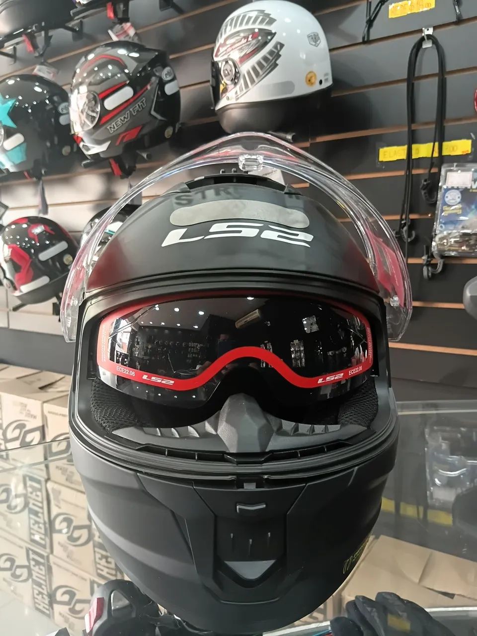 Capacete LS2 FF808 STREAM II PRETO FOSCO  - Foto 3