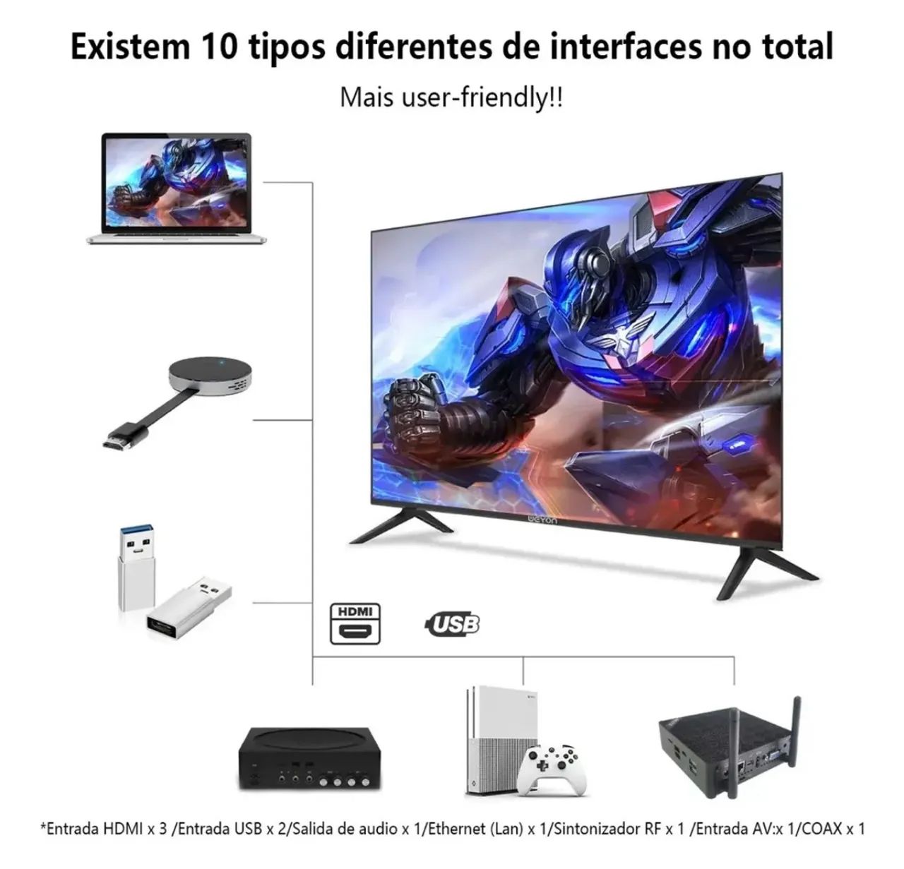 Televisão 32 polegadas lacrada - Foto 4