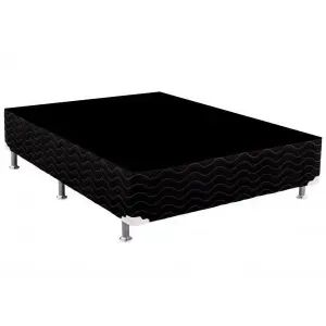 Base Box casal Suede Na Cor Preto EM ESTOQUE - Foto 2