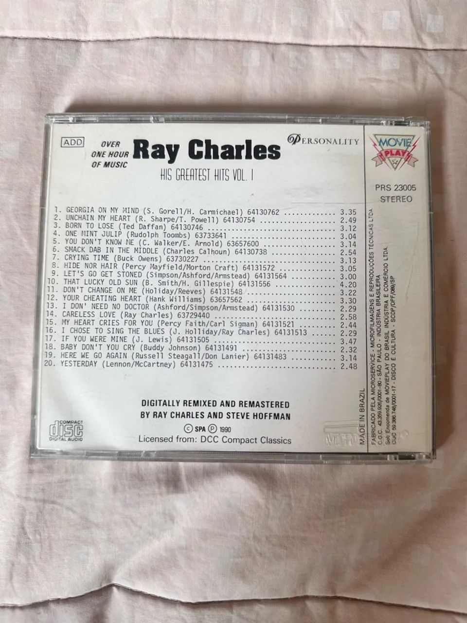 CD Ray Charles - His Greatest Hits (vol. 1) - Foto 2