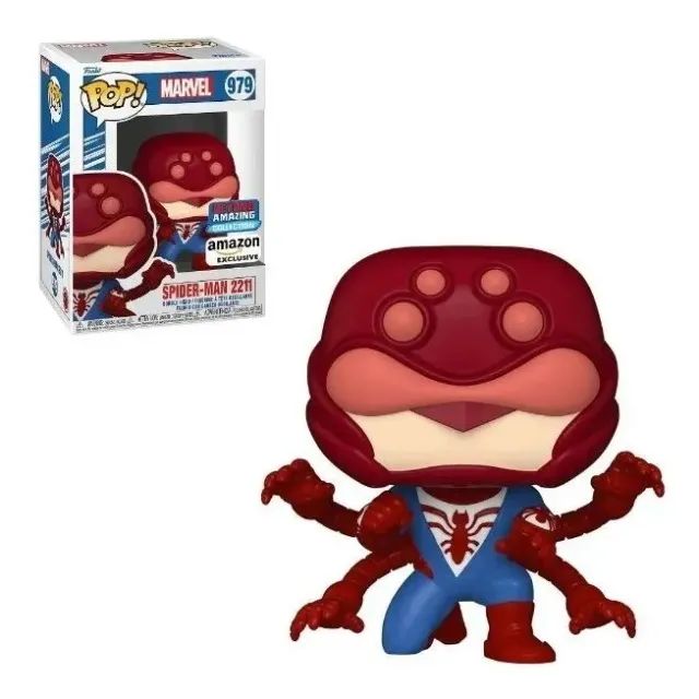 Compatível Original Funko Pop! Homem-Aranha 2211 Pop! Marvel Colecionável 979 - Foto 2