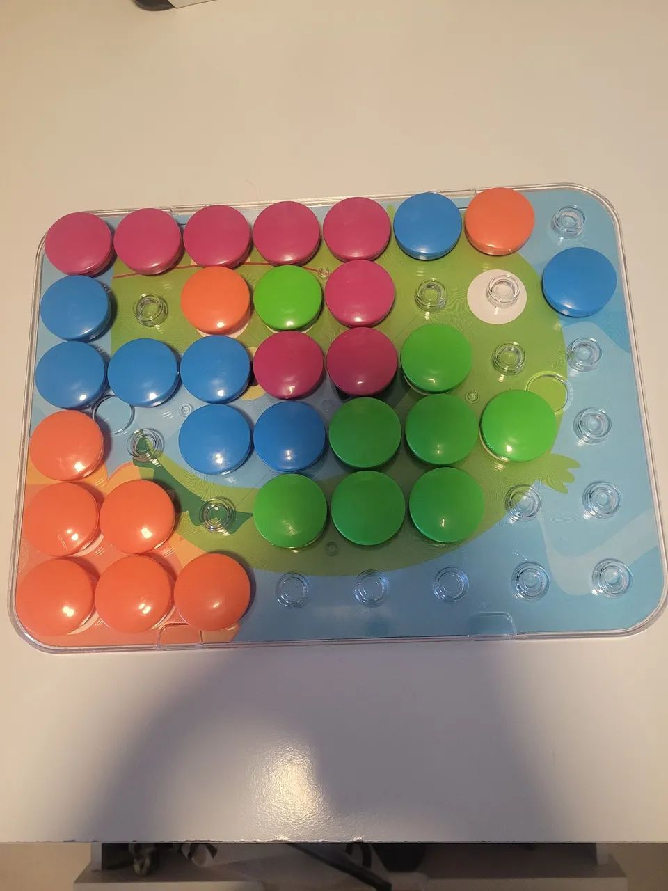 Jogo encaixe cor