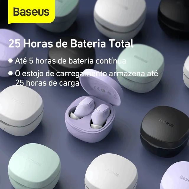 Fone de Ouvido Bluetooth Baseus Bowie WM01 - Foto 2