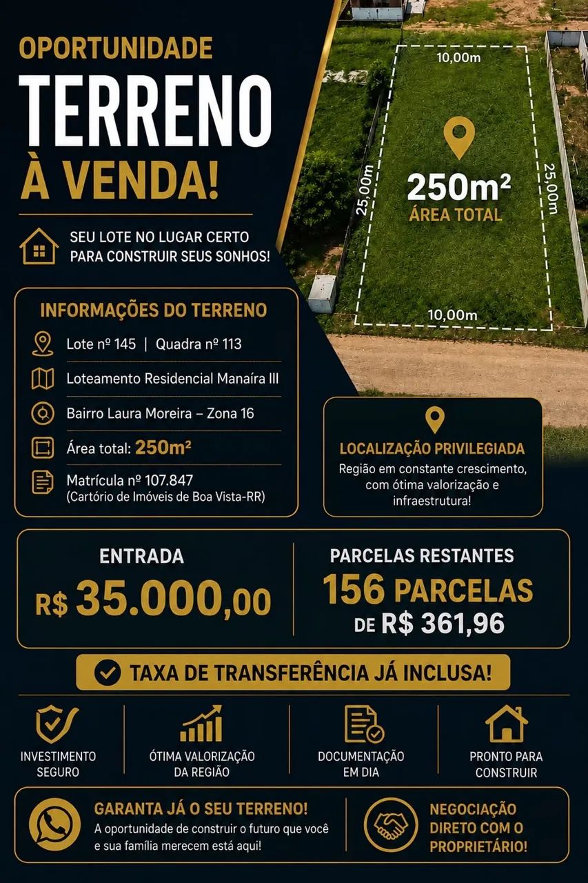 Terreno no Manaira 