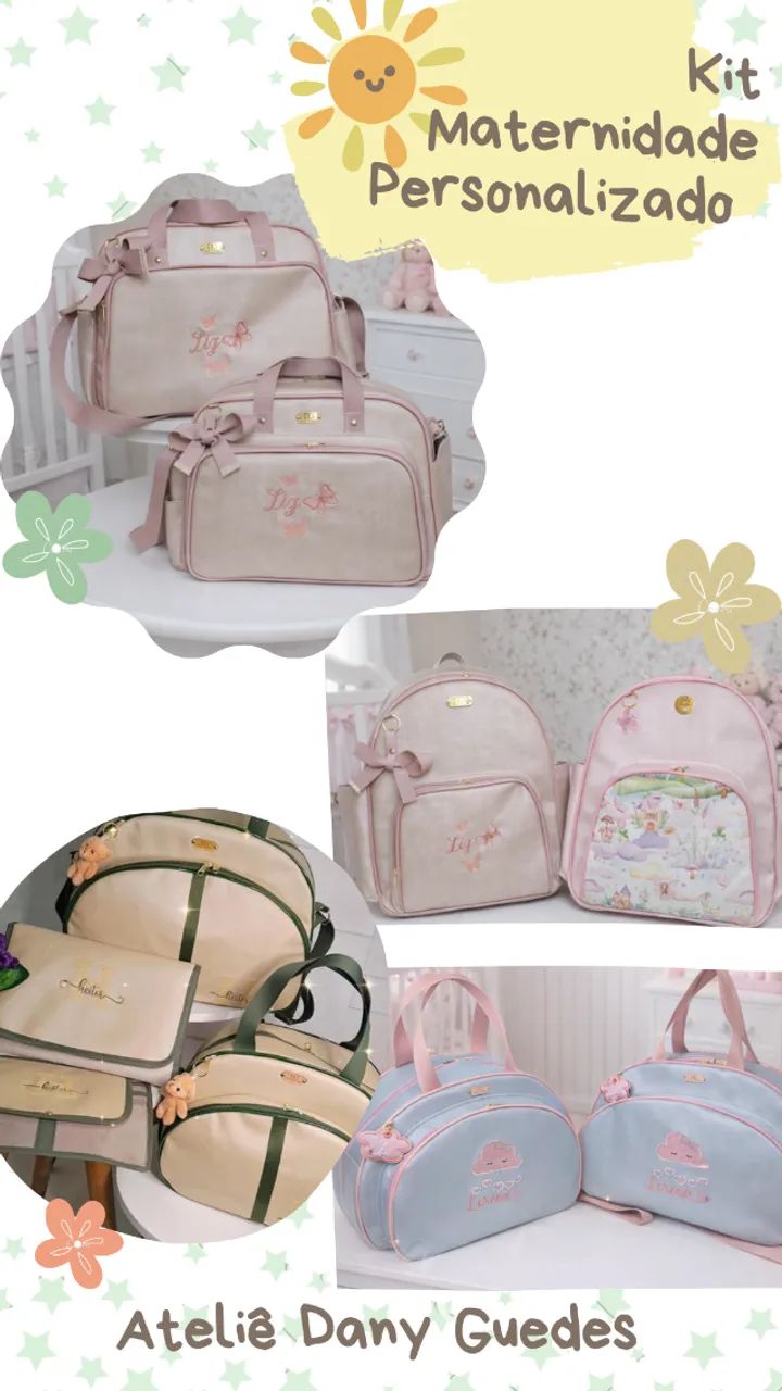 Bolsas maternidade personalizado 