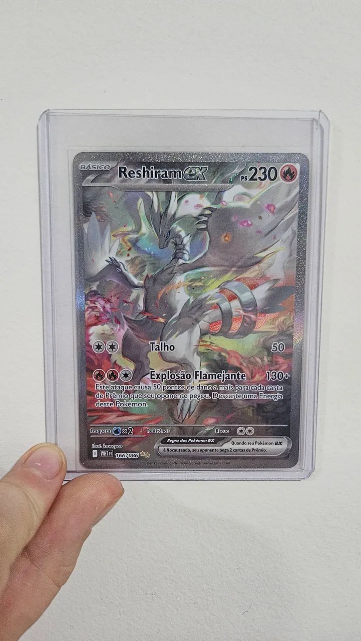 Carta pokemon Reshiram EX