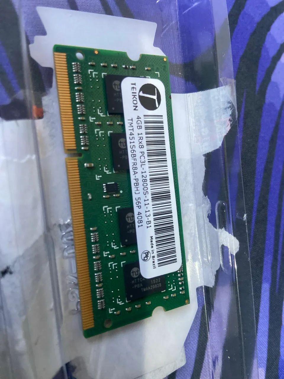 Memória 4gb pc3l para notebook 