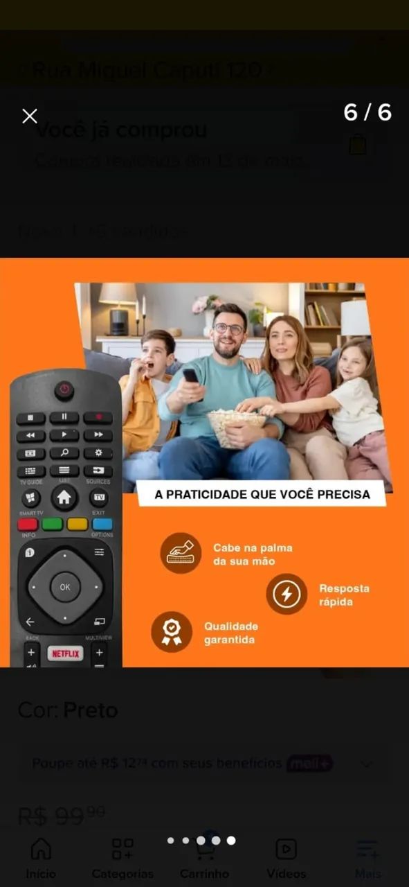 Controle compatível LG smartv - Foto 4