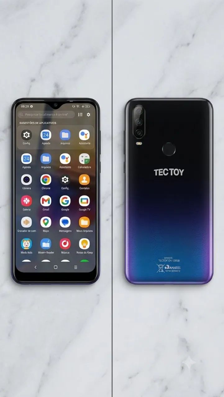 Smartphone Celular Tectoy On 128GB / 4GB RAM