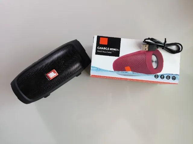 Caixa De Som Bluetooth Jbl Mini Charge 3 Alto E Bom Som Nova na caixa