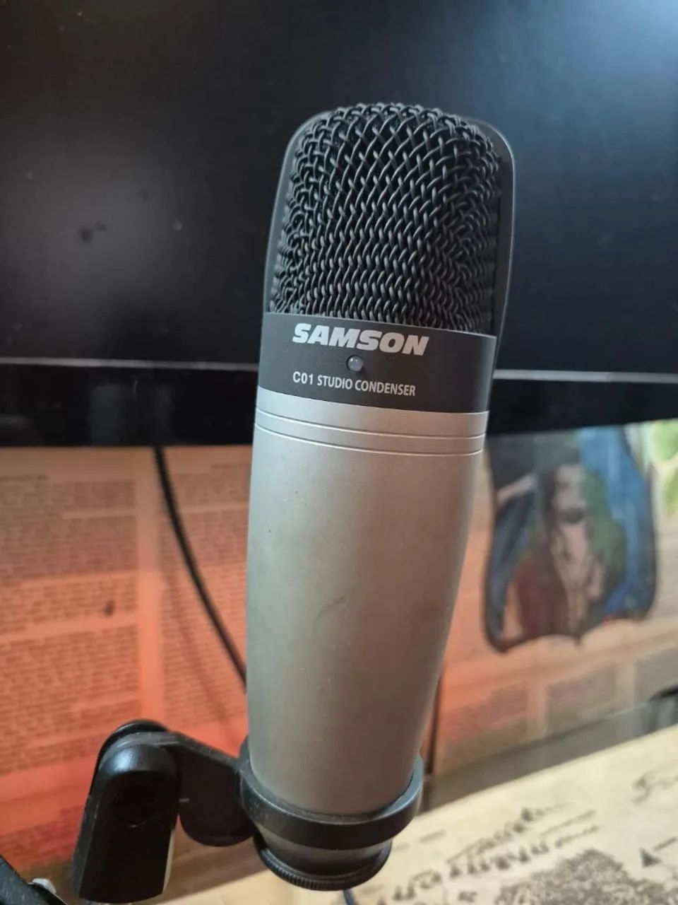 Microfone Condensador Samson C01 Studio Condenser + Kit Completo - Foto 2