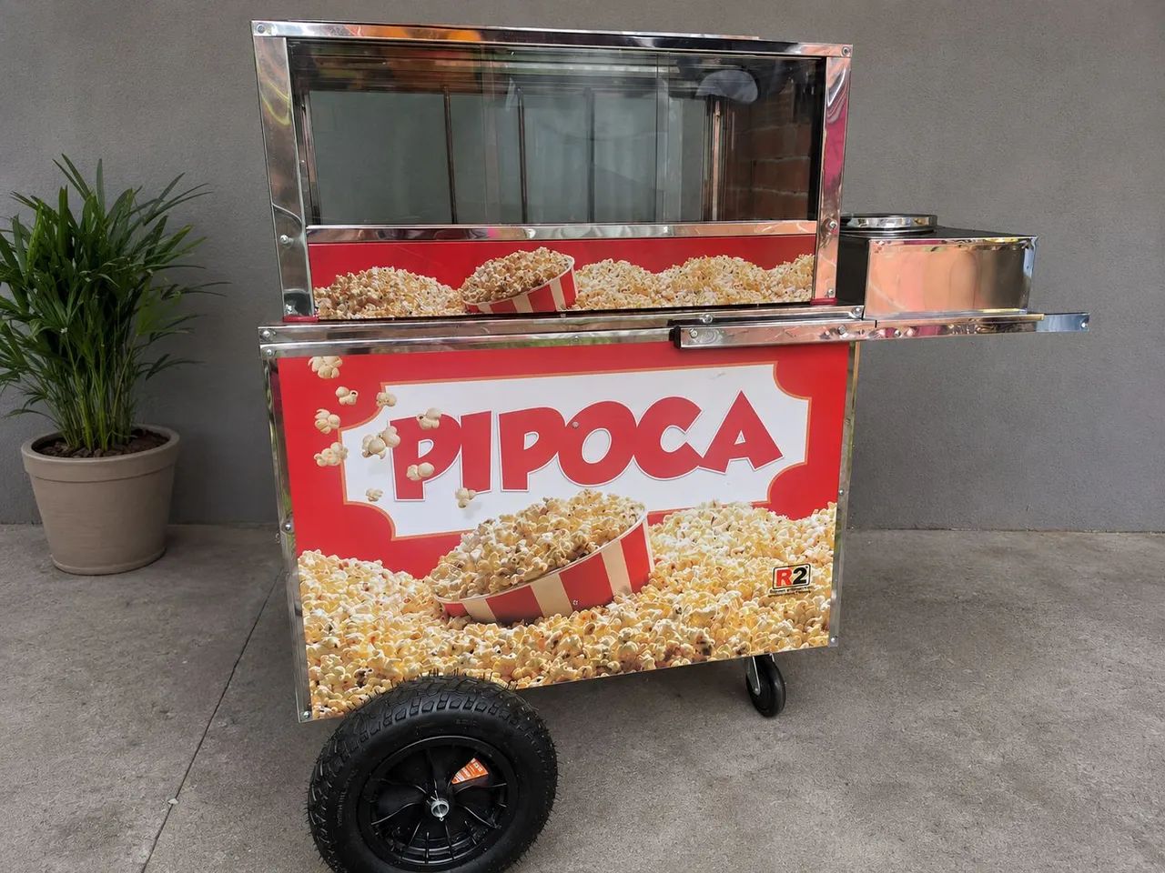 Vendo carrinho de pipoca 