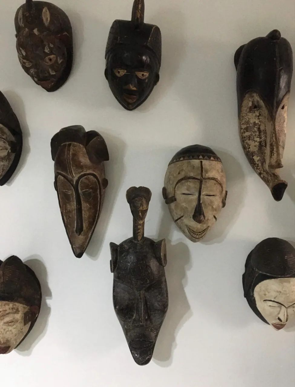 Coleção de máscaras africanas autênticas 