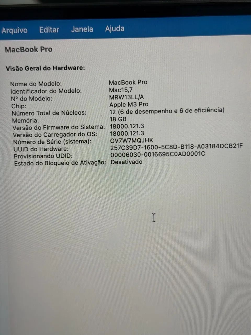 Macbook Pro M3 Pro 18GB RAM SSD 512GB 16 polegadas - Foto 5
